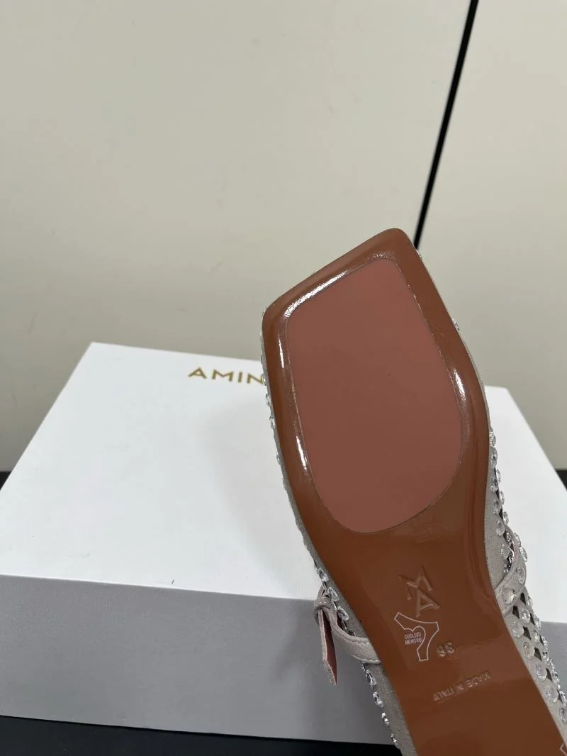 Breathable Amina Muaddi Shoes 6933