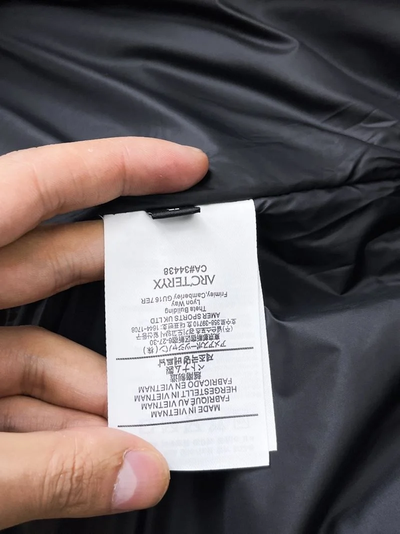 Arcteryx Down Jackets TechFriendly 164829