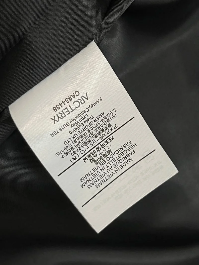 Compact Arcteryx Outwear 163307