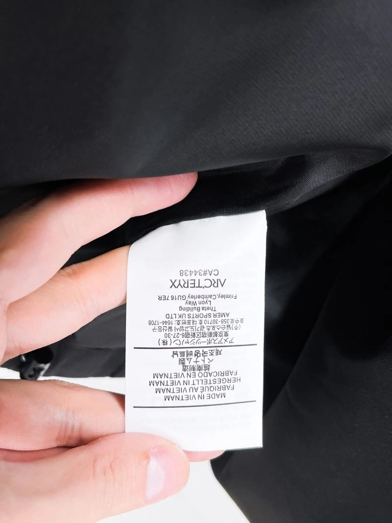 Thermal Arcteryx Outwear 158817