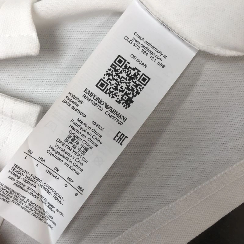 Armani T-Shirts Versatile 96196