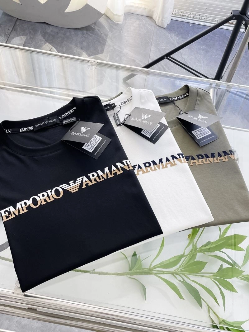 Armani T-Shirts Refined 95677