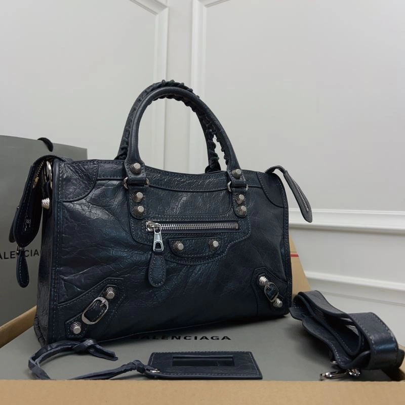 MultiPurpose Balenciaga   Gold City S D.Pink - Cracked Lambskin Handbag 78362