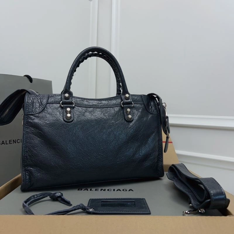 MultiPurpose Balenciaga   Gold City S D.Pink - Cracked Lambskin Handbag 78362