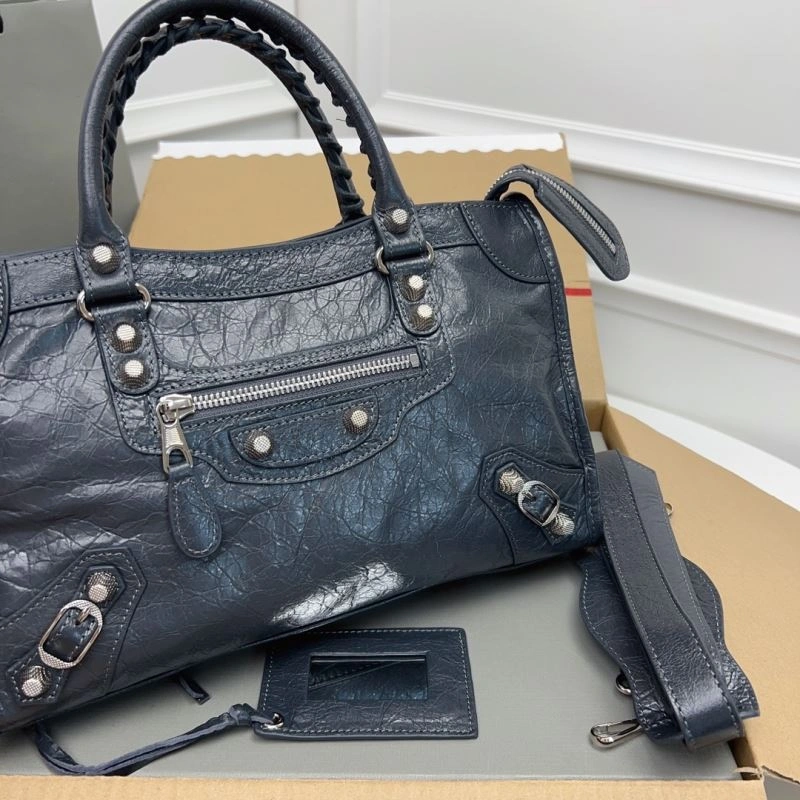 MultiPurpose Balenciaga   Gold City S D.Pink - Cracked Lambskin Handbag 78362