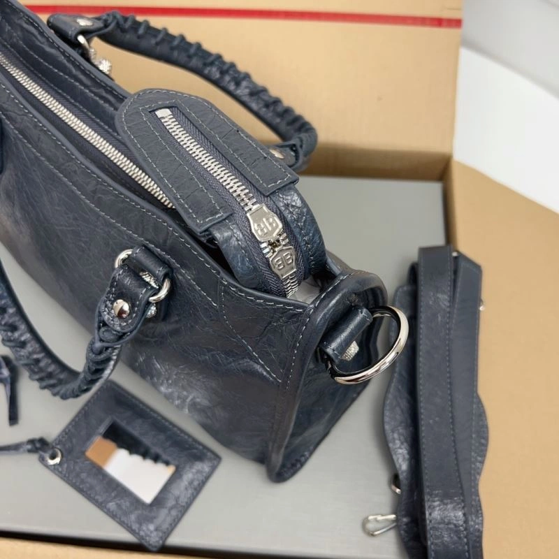 MultiPurpose Balenciaga   Gold City S D.Pink - Cracked Lambskin Handbag 78362