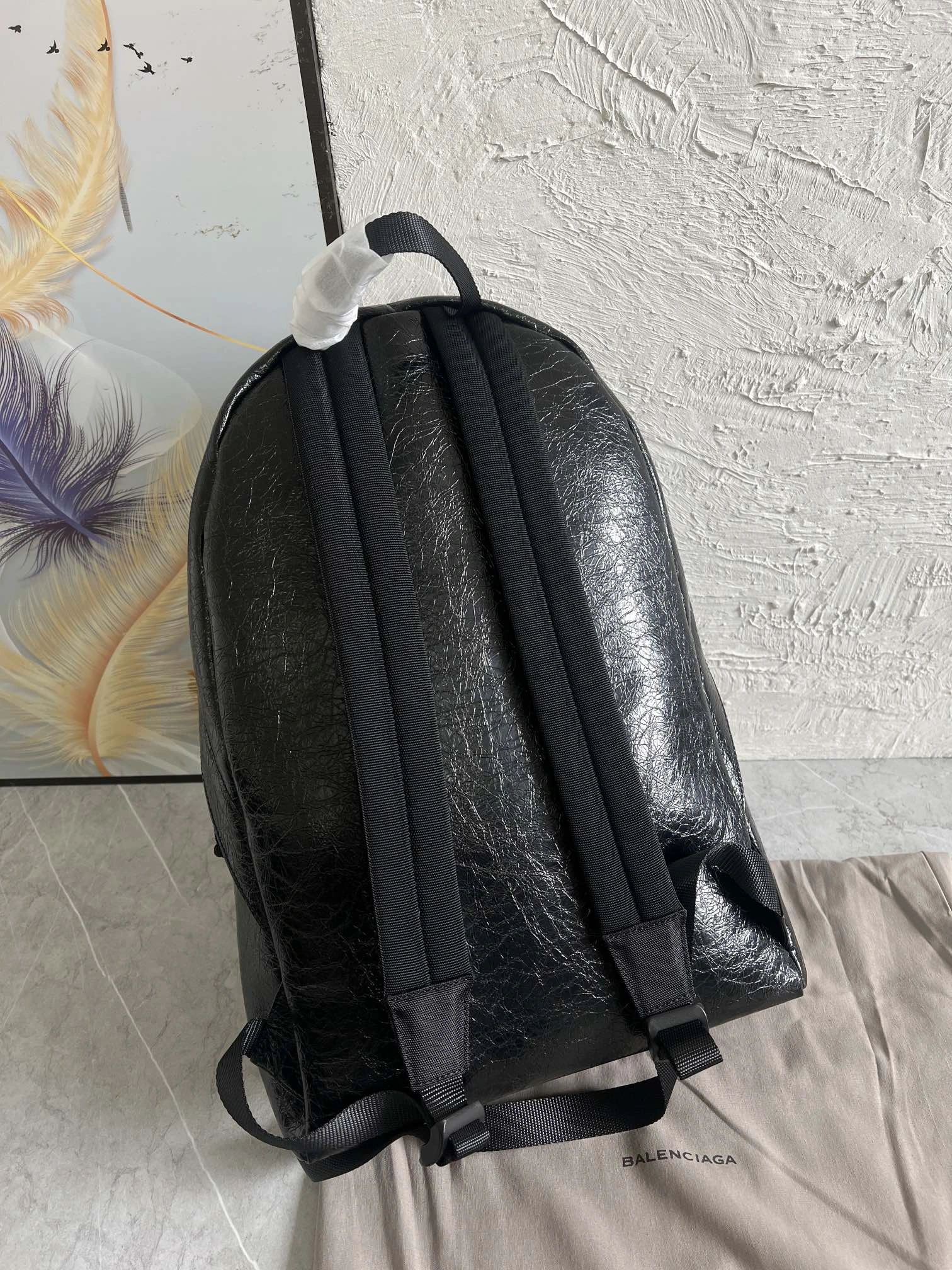 Unique Balenciaga 18SS Calfskin Plain Backpack -  Travel Essential 61060