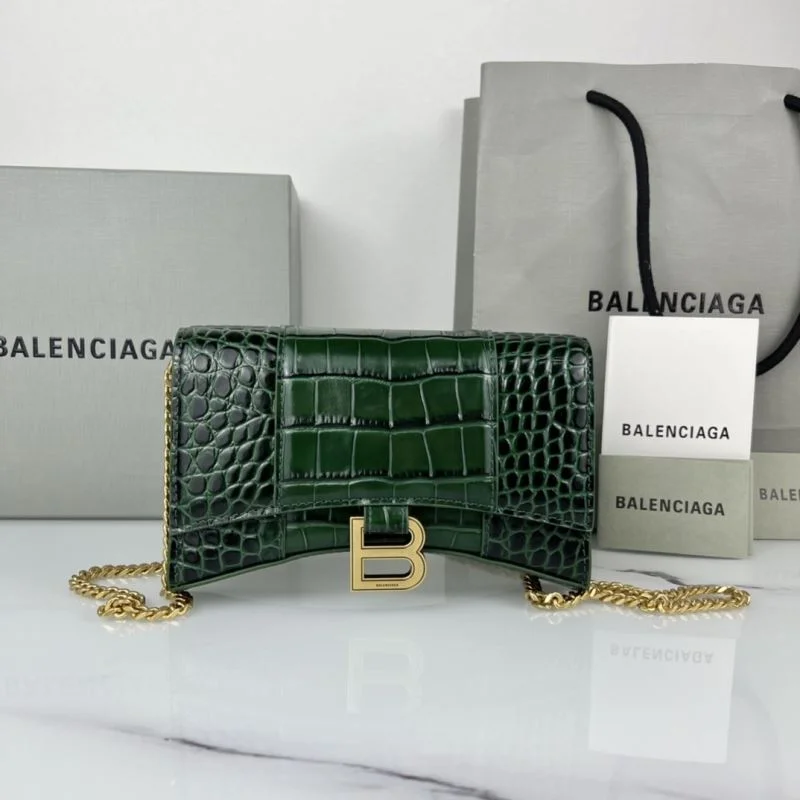 Balenciaga 19cm Iconic Hourglass Chain Crossbody Bag by Brand B Efficient 37752