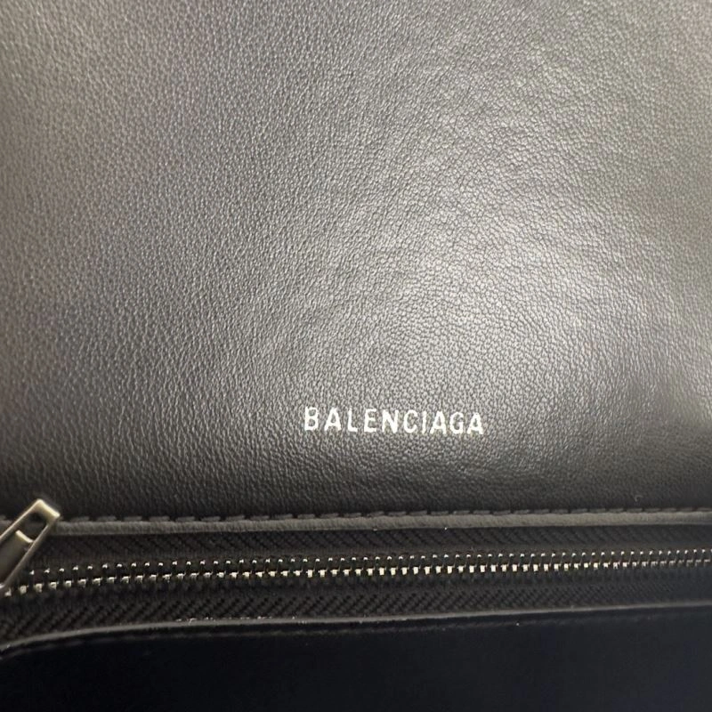 MultiPurpose Balenciaga 2023 Balenciaga Hourglass Crocodile-Patterned Bag -  S 78628