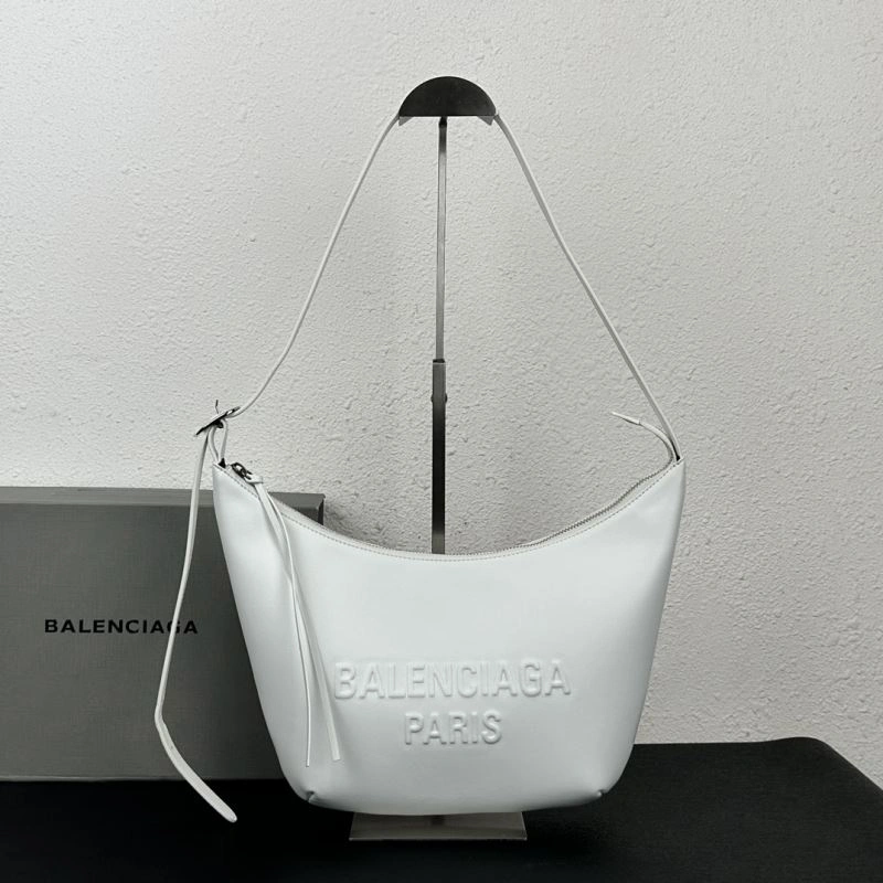Balenciaga 2023 Calfskin Adjustable Underarm Bag - Model FreshLook 78590