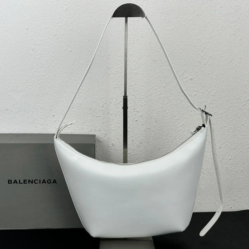 Balenciaga 2023 Calfskin Adjustable Underarm Bag - Model FreshLook 78590