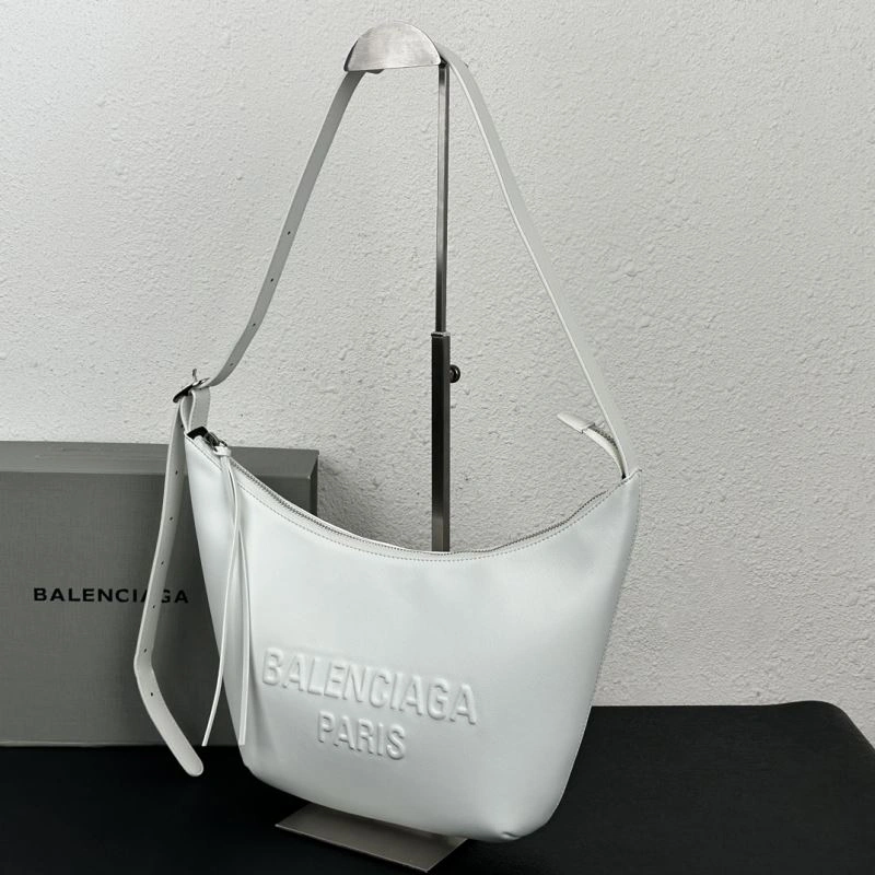 Balenciaga 2023 Calfskin Adjustable Underarm Bag - Model FreshLook 78590