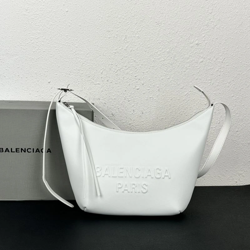 Balenciaga 2023 Calfskin Adjustable Underarm Bag - Model FreshLook 78590