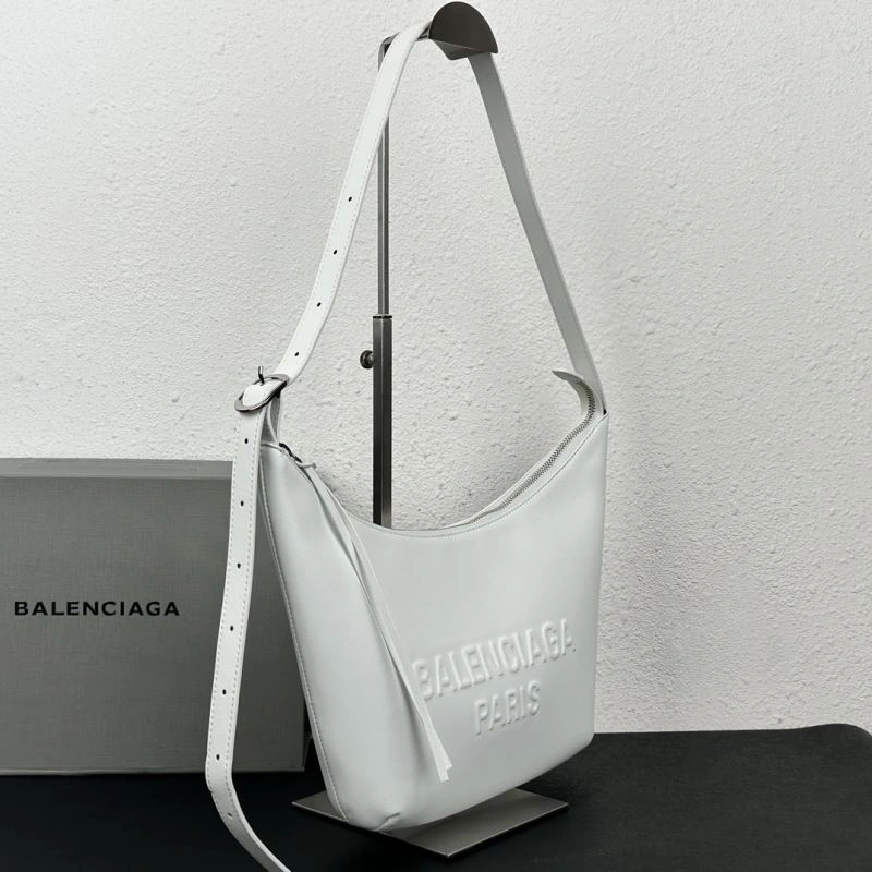 Balenciaga 2023 Calfskin Adjustable Underarm Bag - Model FreshLook 78590
