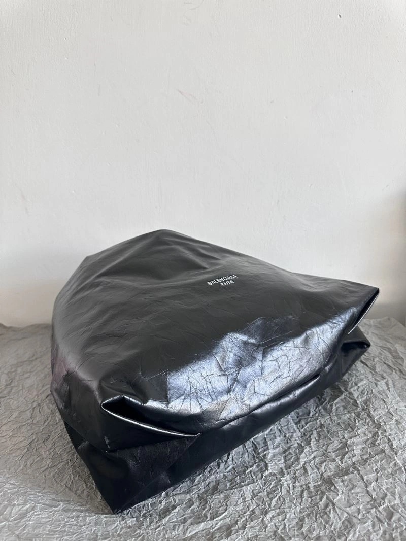 Balenciaga 2023 Crush Therbage Large Tote Bag in Calfskin NewStyle 72685