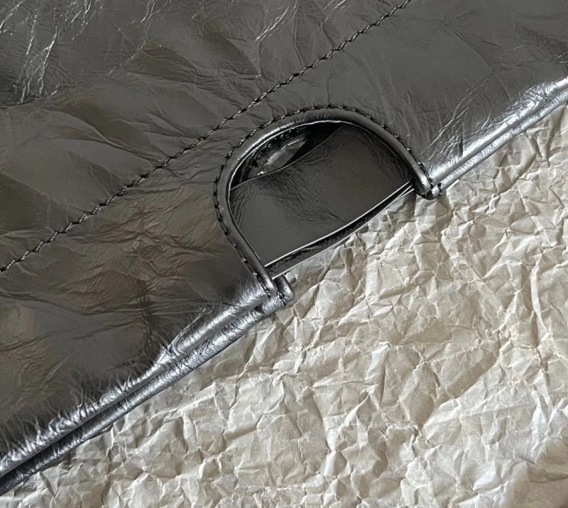 Balenciaga 2023 Crush Therbage Large Tote Bag in Calfskin NewStyle 72685