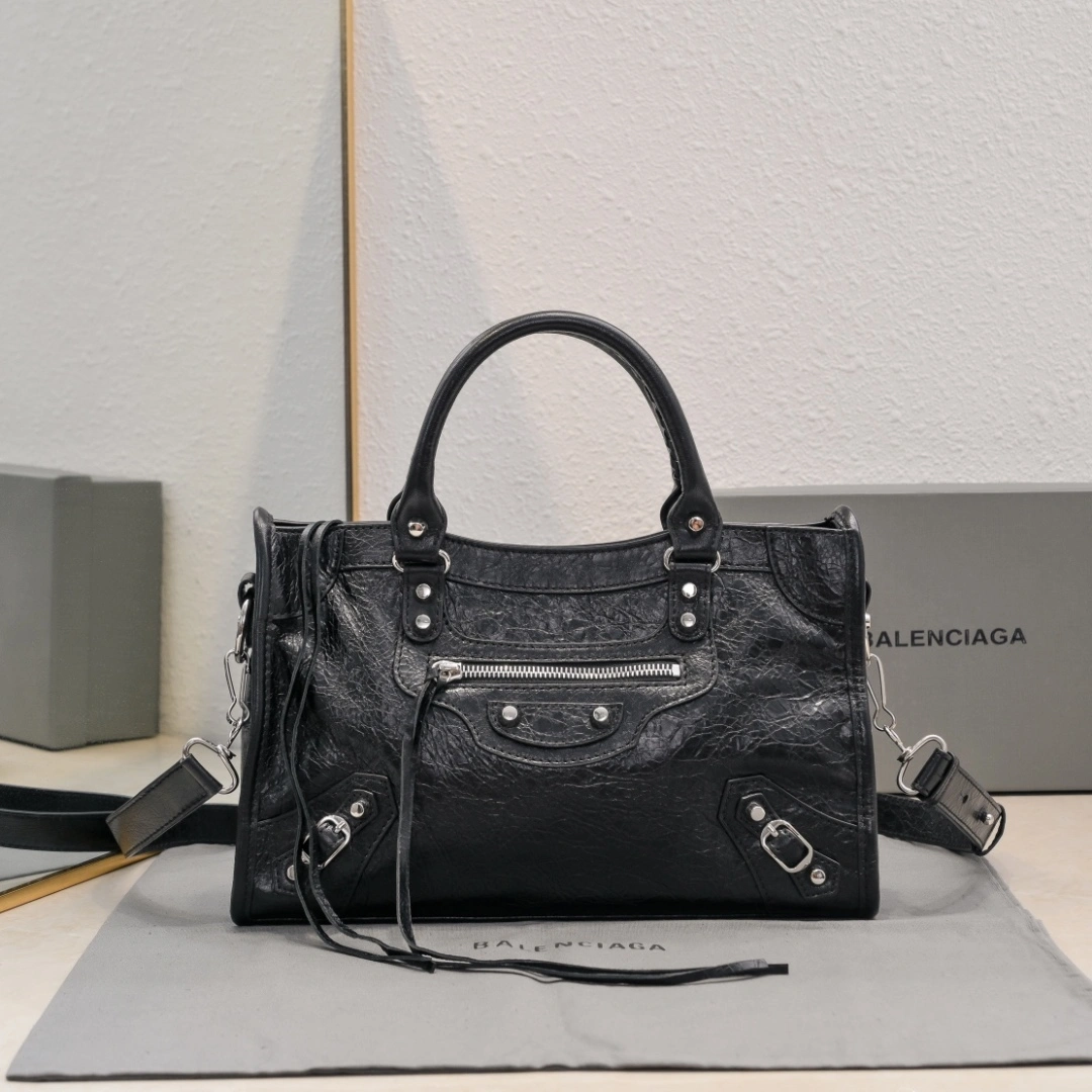 Balenciaga 2024 City Motorcycle Bag - Vintage  Redefined Durable 61016