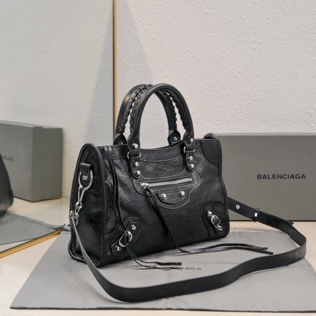 Balenciaga 2024 City Motorcycle Bag - Vintage  Redefined Durable 61016