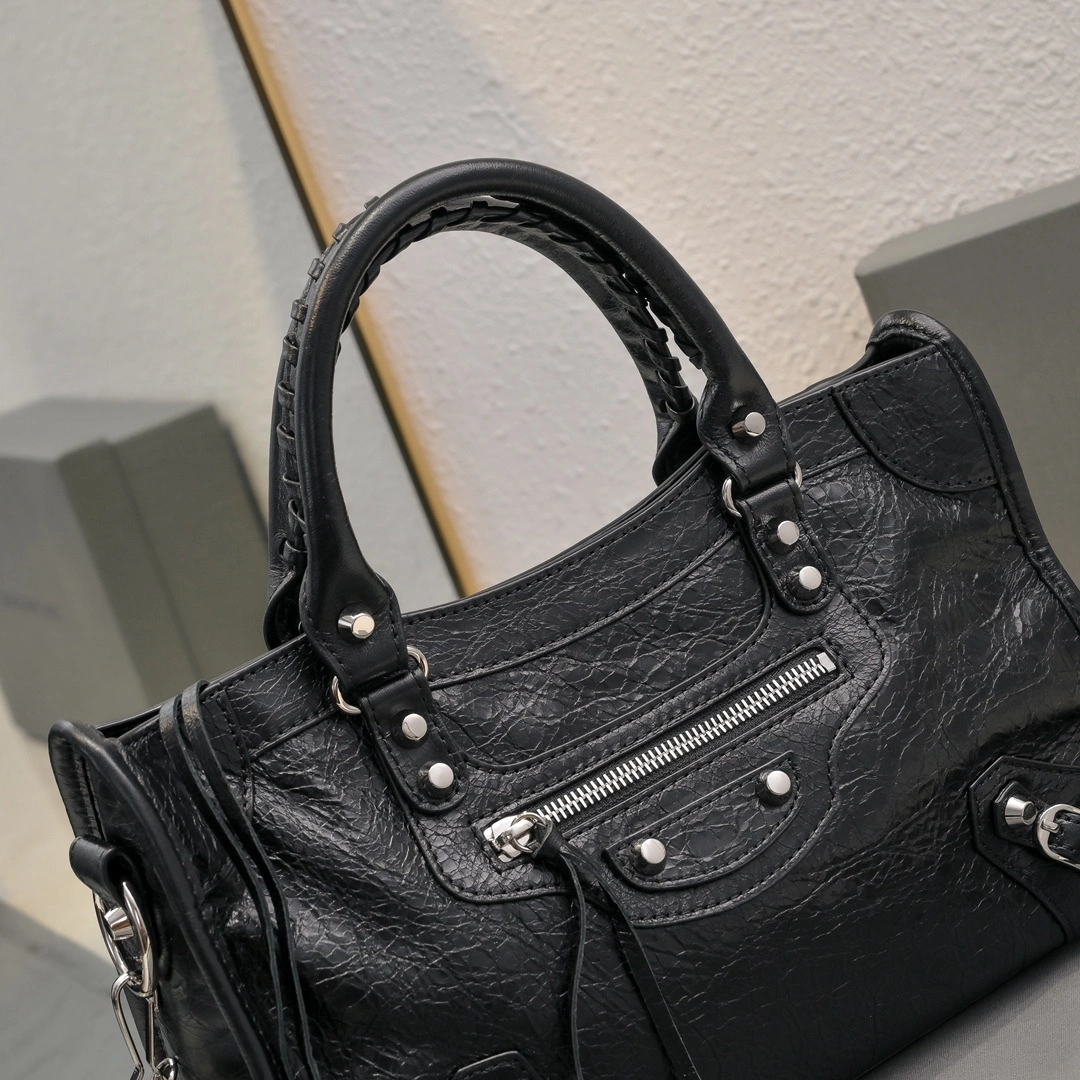 Balenciaga 2024 City Motorcycle Bag - Vintage  Redefined Durable 61016