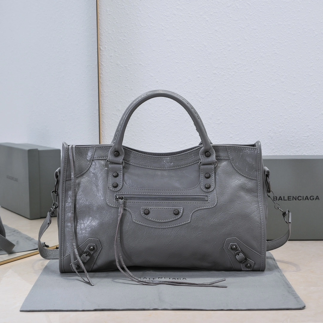 Supportive Balenciaga 2024 City Motorcycle Bag - Vintage Luxe Redefined 61049