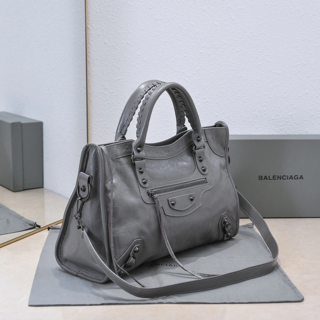 Supportive Balenciaga 2024 City Motorcycle Bag - Vintage Luxe Redefined 61049