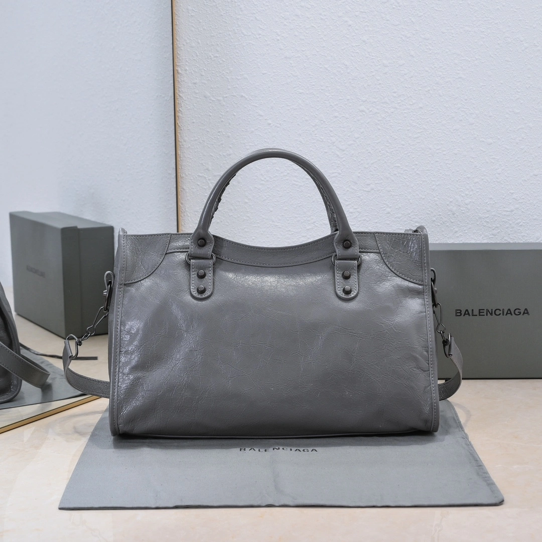 Supportive Balenciaga 2024 City Motorcycle Bag - Vintage Luxe Redefined 61049