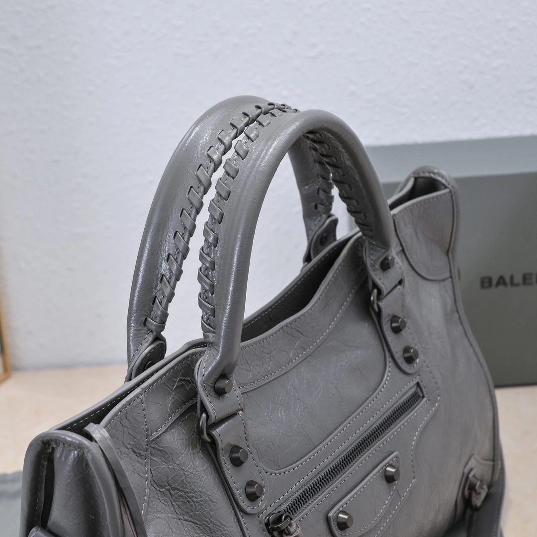 Supportive Balenciaga 2024 City Motorcycle Bag - Vintage Luxe Redefined 61049