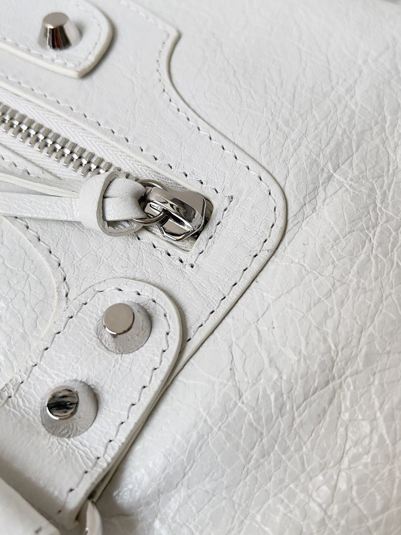 Versatile Balenciaga 2024 Le City  Biker Handbag in Sweet Tones 70068