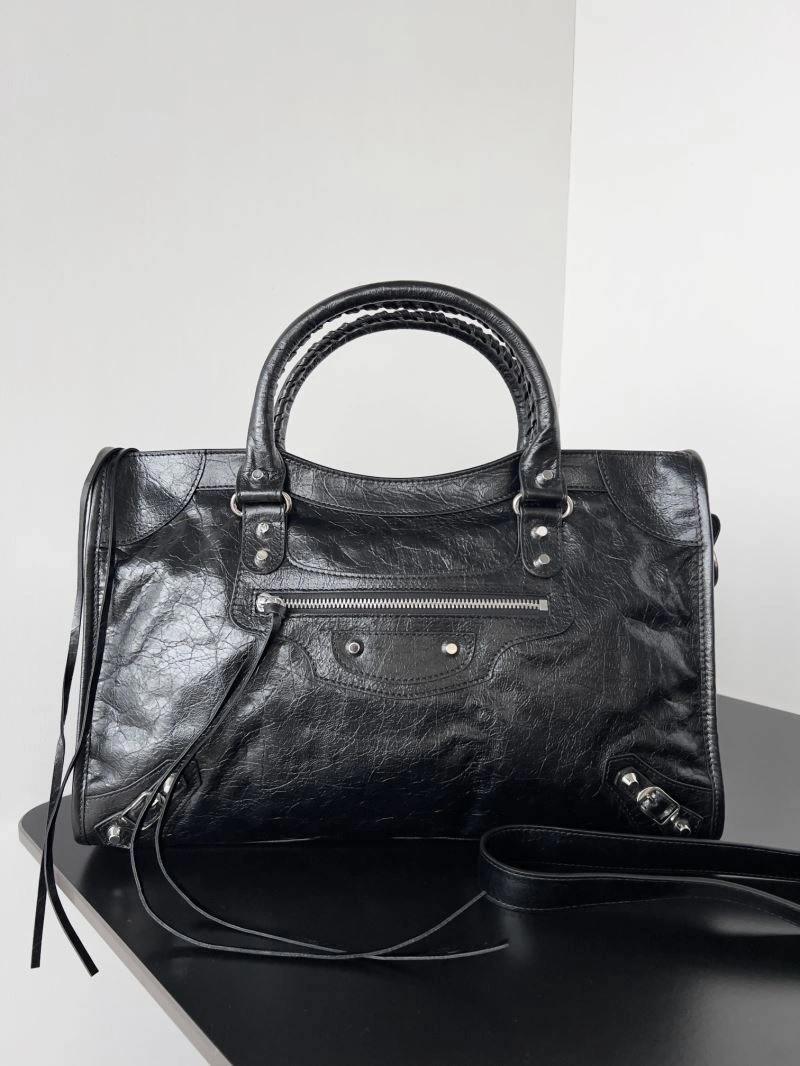 Balenciaga 2024 Le City  Motorcycle Handbag ZipUp 70066