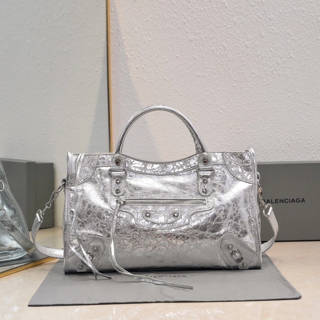 Balenciaga 2024 Lie City  Motorcycle Bag Reliable 61046