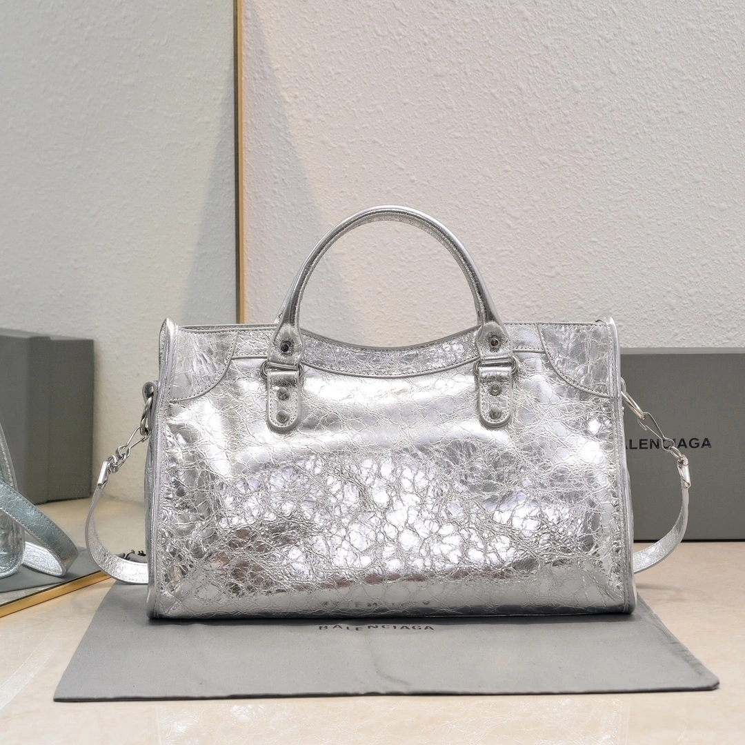 Balenciaga 2024 Lie City  Motorcycle Bag Reliable 61046