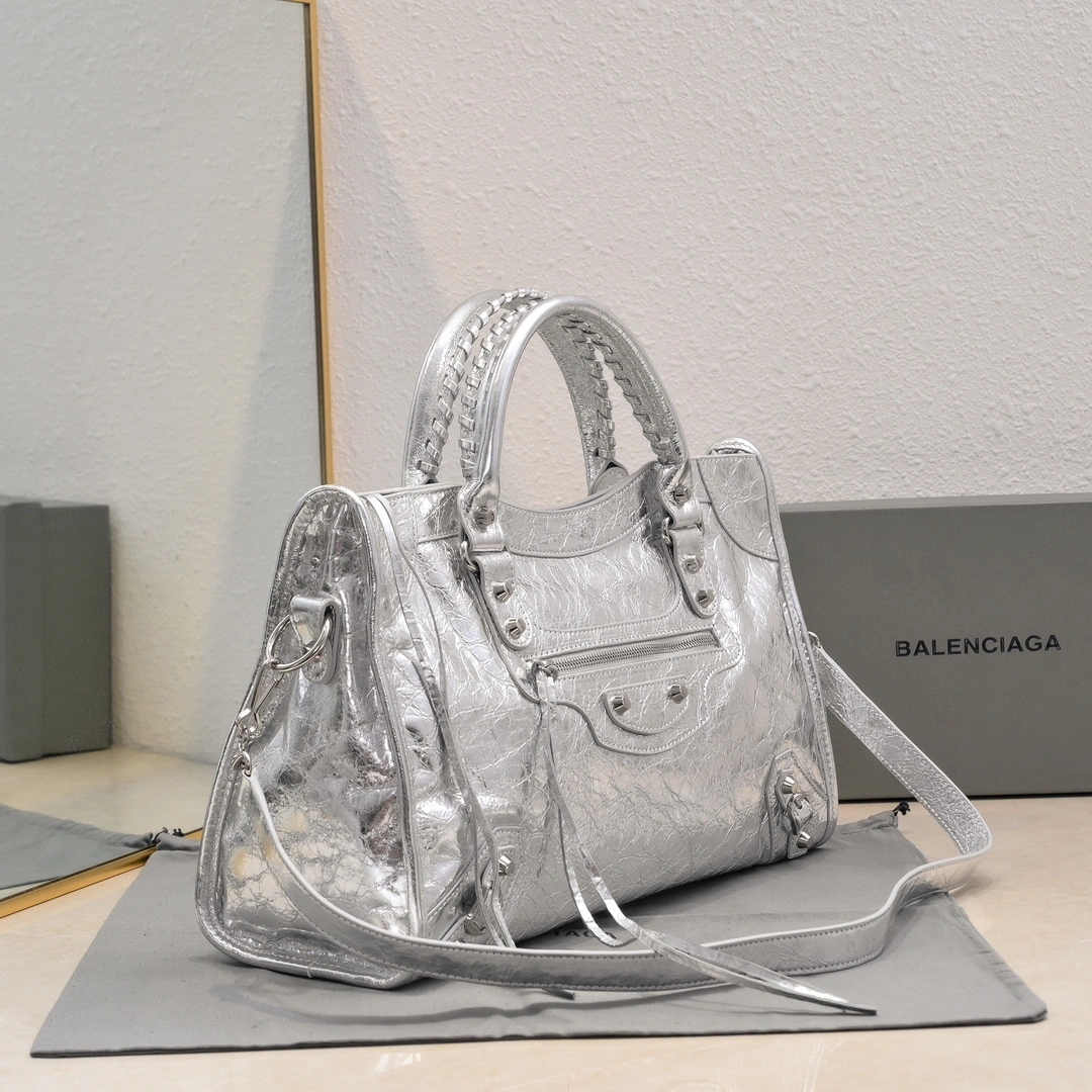 Balenciaga 2024 Lie City  Motorcycle Bag Reliable 61046