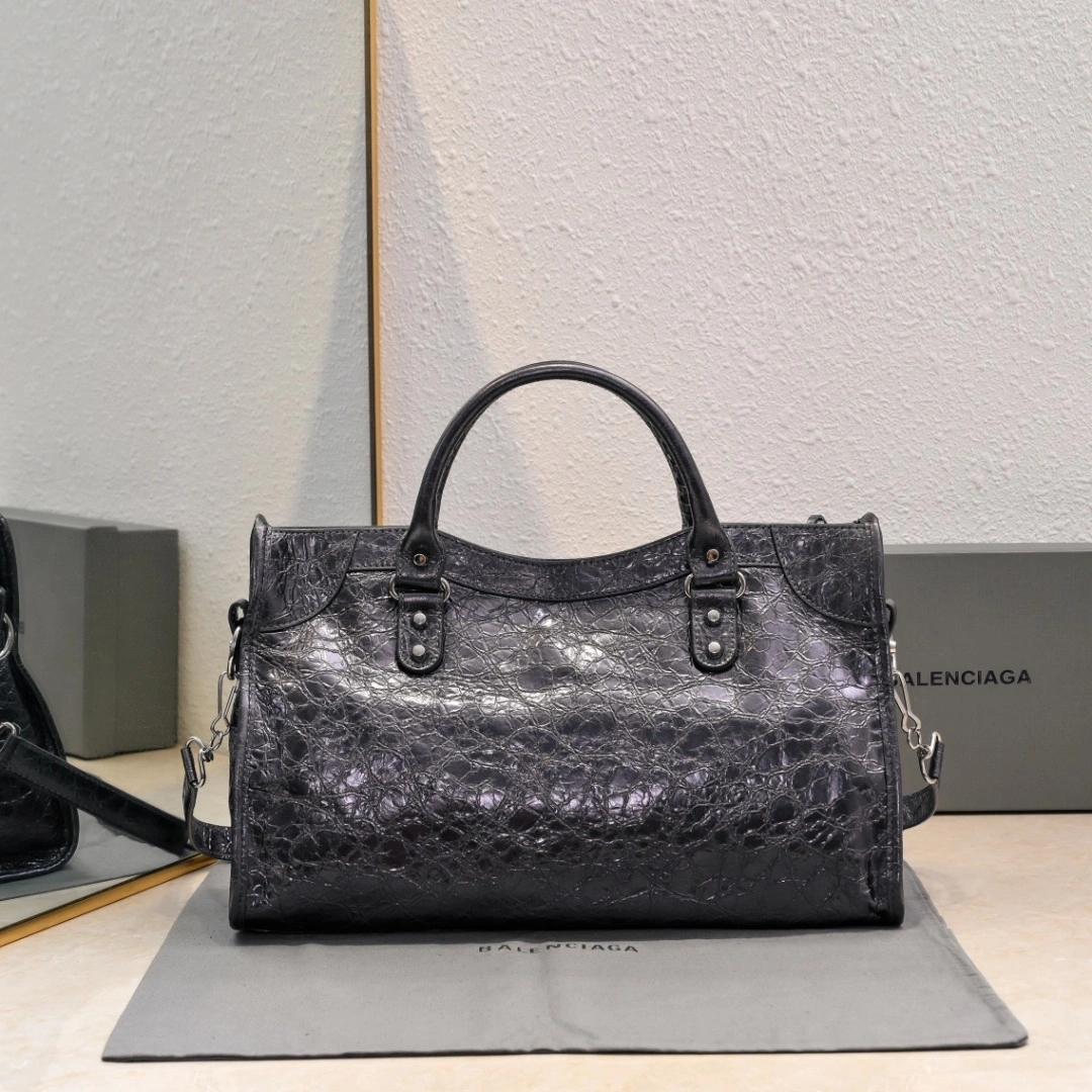Balenciaga 2024 Lie City  Motorcycle Bag FreshLook 61062