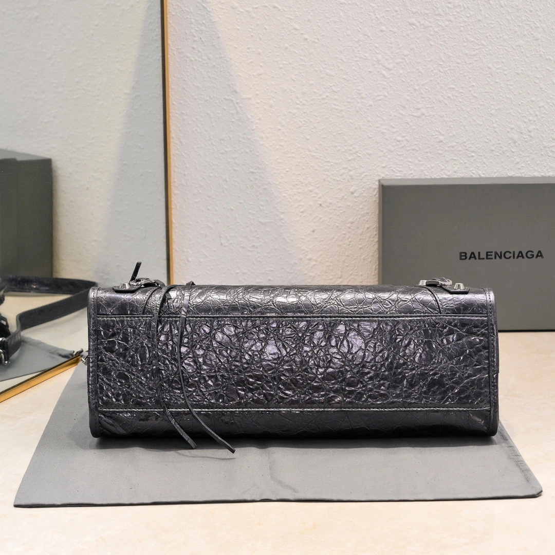 Balenciaga 2024 Lie City  Motorcycle Bag FreshLook 61062
