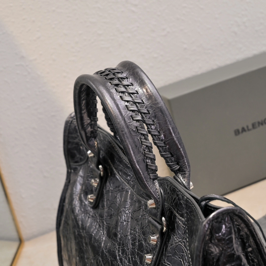 Balenciaga 2024 Lie City  Motorcycle Bag FreshLook 61062