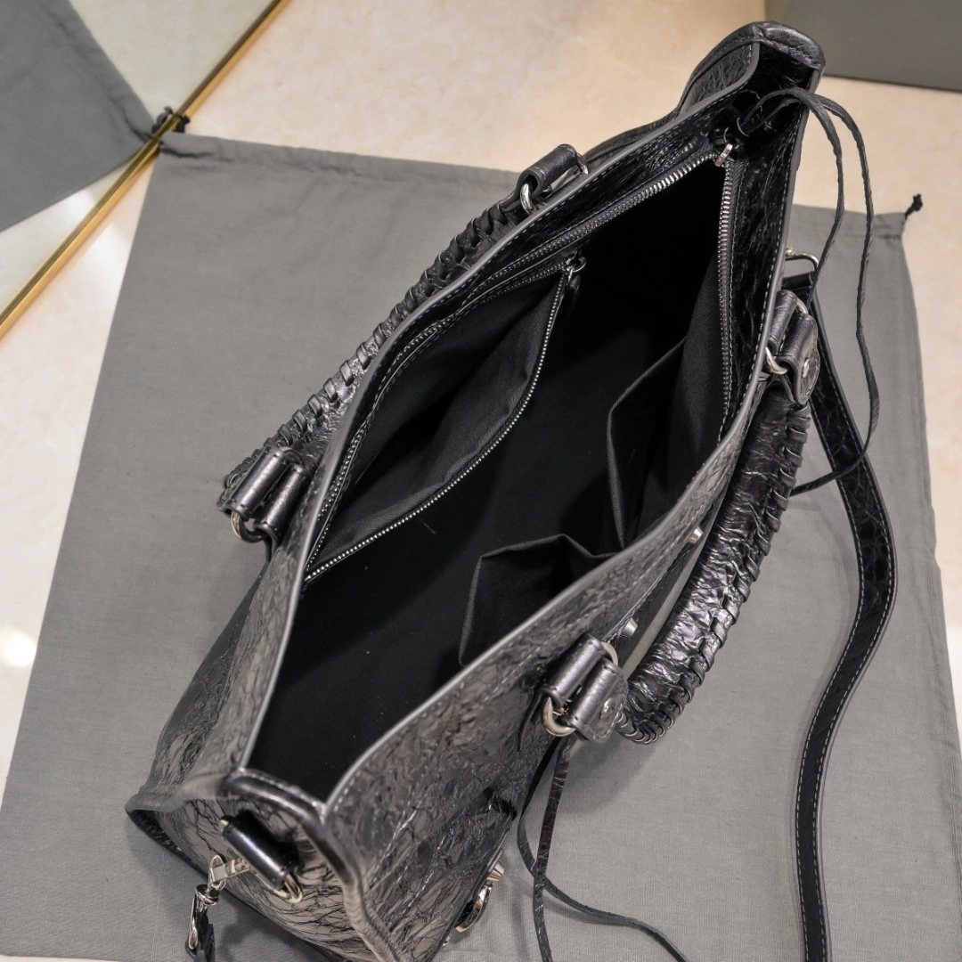 Balenciaga 2024 Lie City  Motorcycle Bag FreshLook 61062
