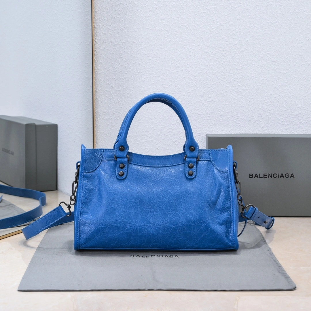 OdorResistant Balenciaga 2024 Lie City Motorcycle Bag -  Revived 61081