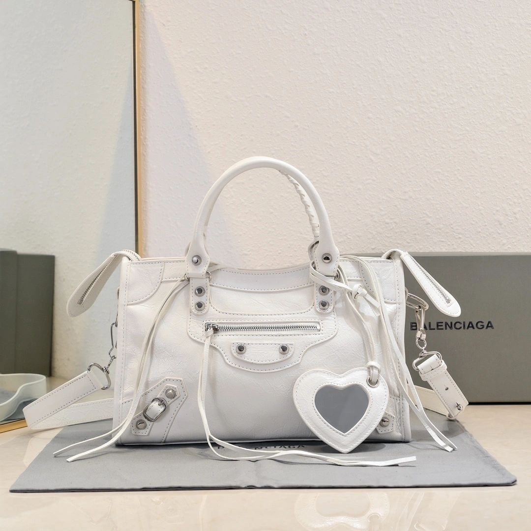 Balenciaga 2024 Lie City Motorcycle Bag -  Vintage Chic FlexibleFit 61025