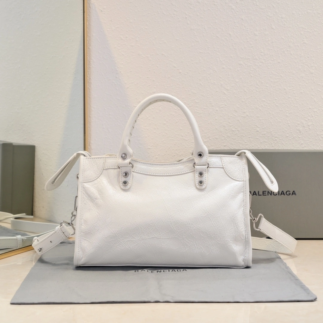 Balenciaga 2024 Lie City Motorcycle Bag -  Vintage Chic FlexibleFit 61025