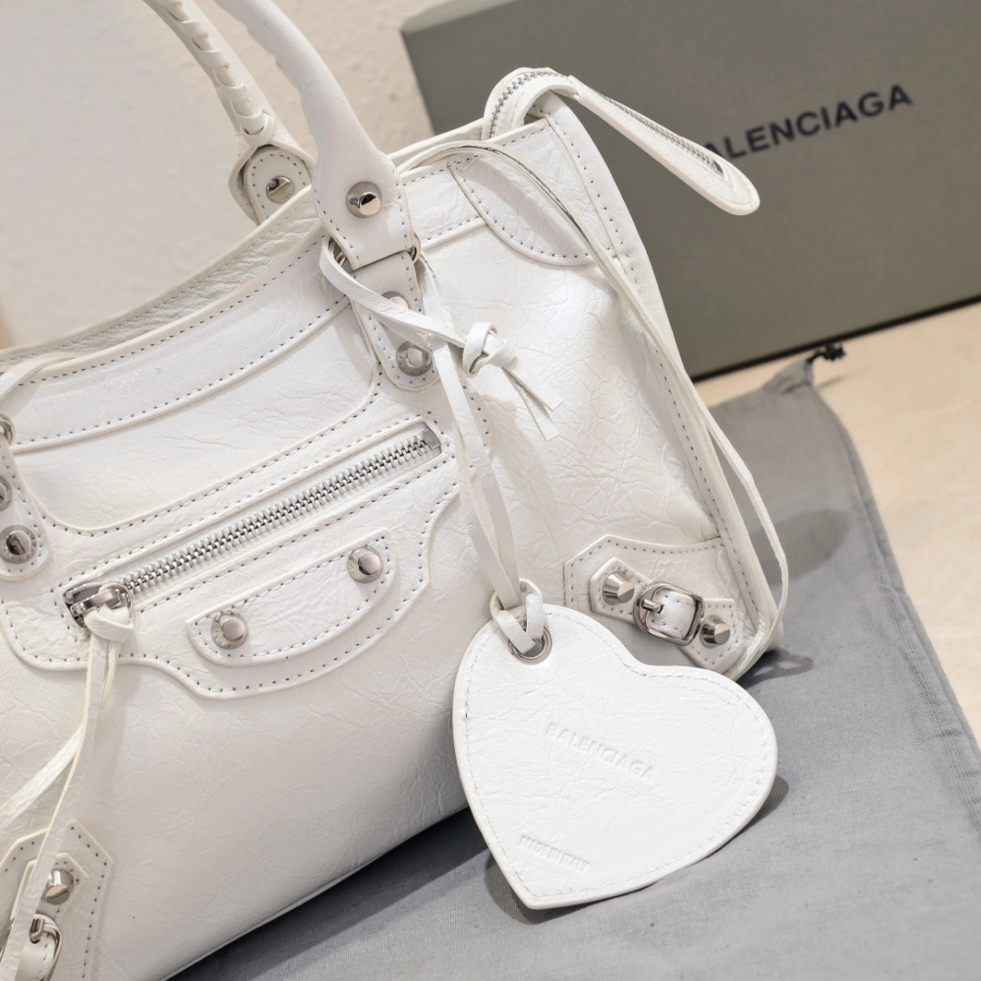 Balenciaga 2024 Lie City Motorcycle Bag -  Vintage Chic FlexibleFit 61025