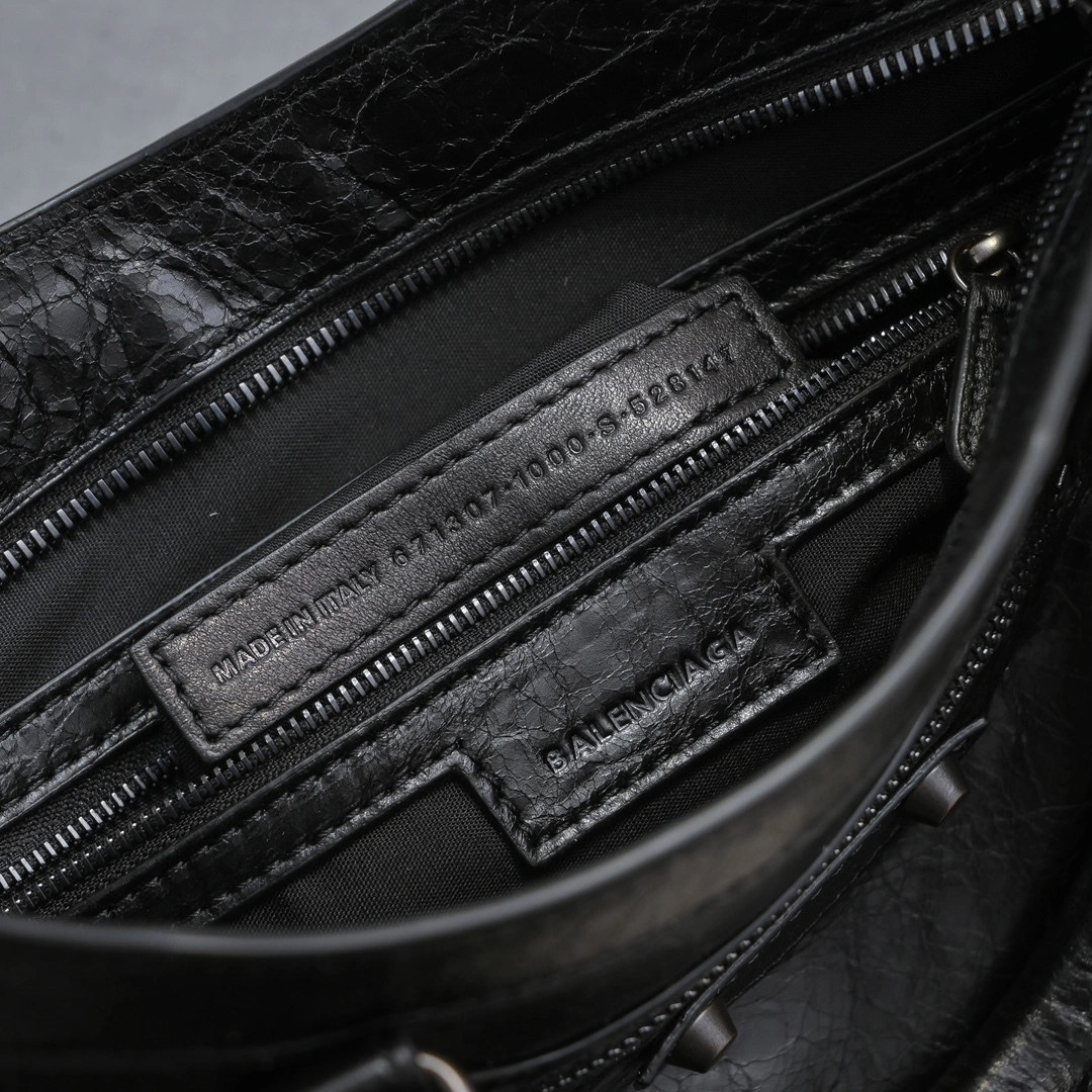 Refined Balenciaga 2024 Lie City Motorcycle Bag - Retro  Reimagined 61053