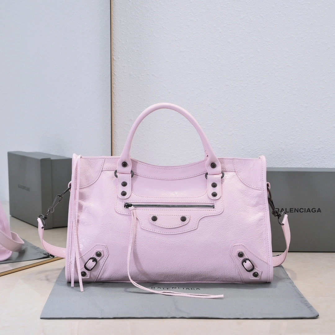 Balenciaga 2024 Lie City Motorcycle Bag - Vintage  Redefined Breathable 61048