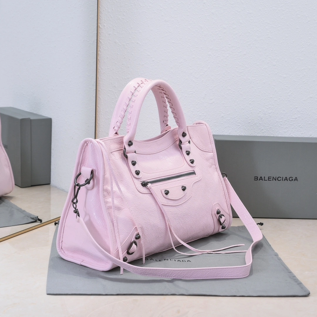 Balenciaga 2024 Lie City Motorcycle Bag - Vintage  Redefined Breathable 61048