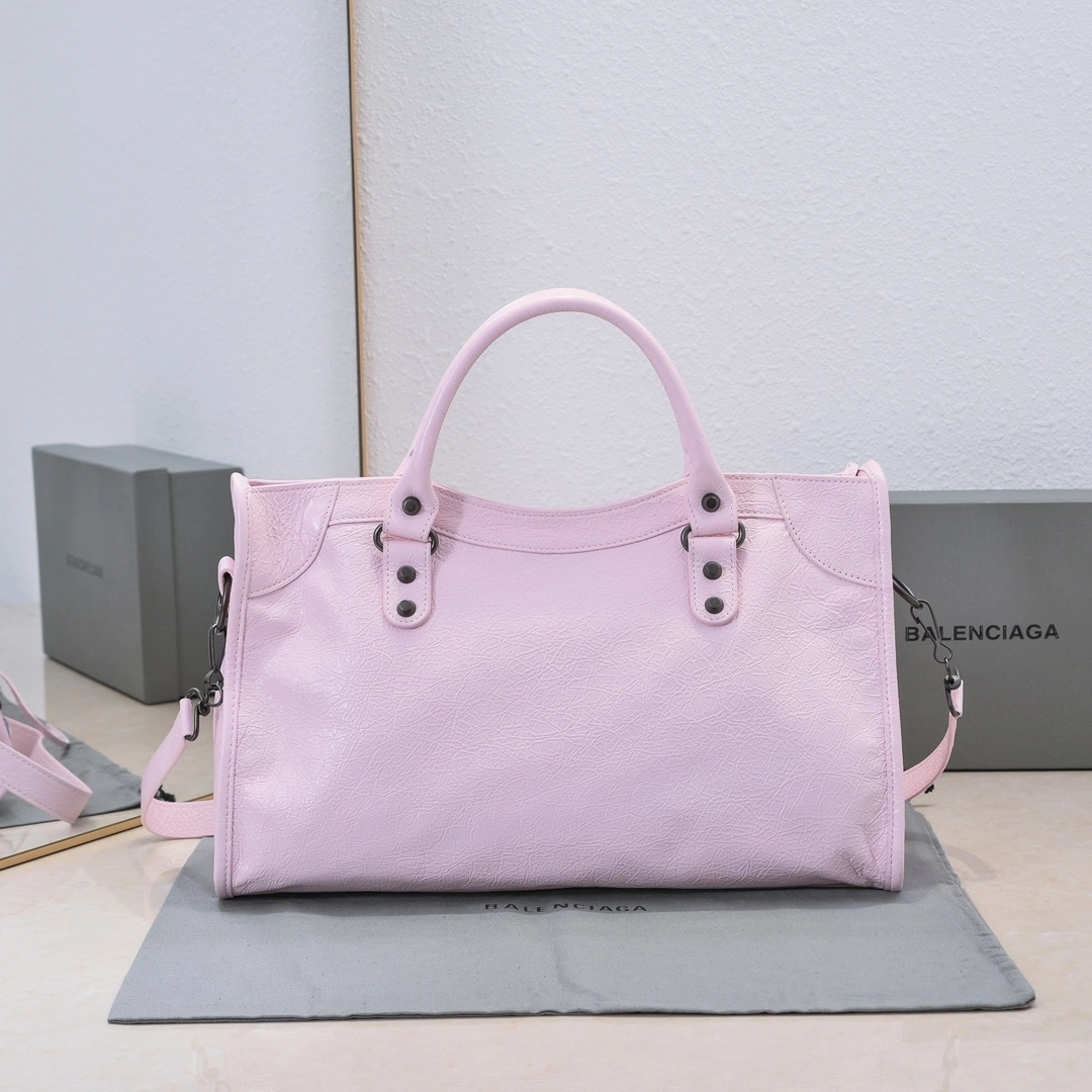Balenciaga 2024 Lie City Motorcycle Bag - Vintage  Redefined Breathable 61048