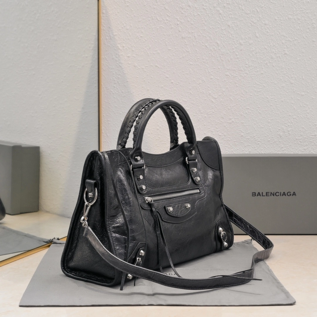 Balenciaga 2024 Lie City Motorcycle Bag - Vintage  Reimagined QuickDry 61059