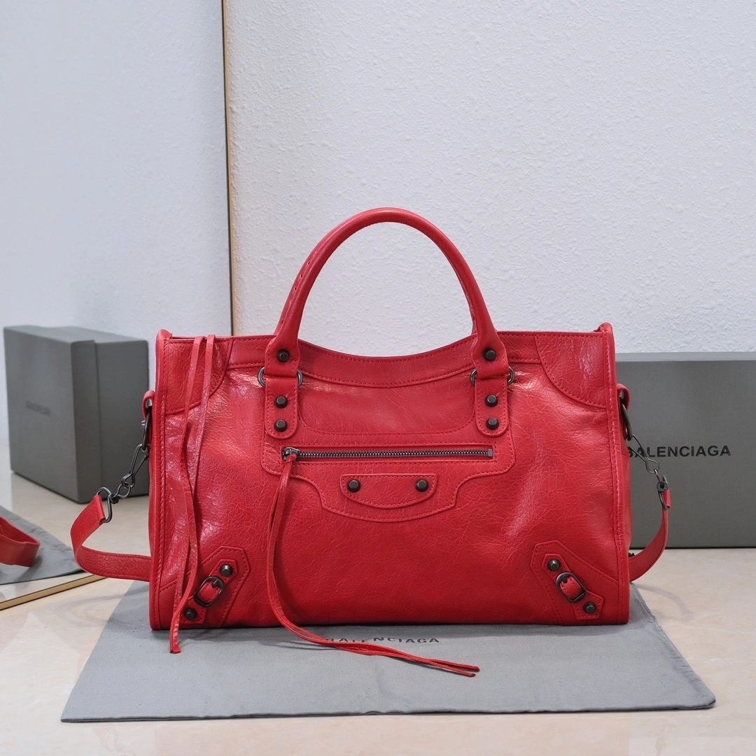 Balenciaga 2024 Lie City Motorcycle Bag - Vintage  Revival Thermal 61035