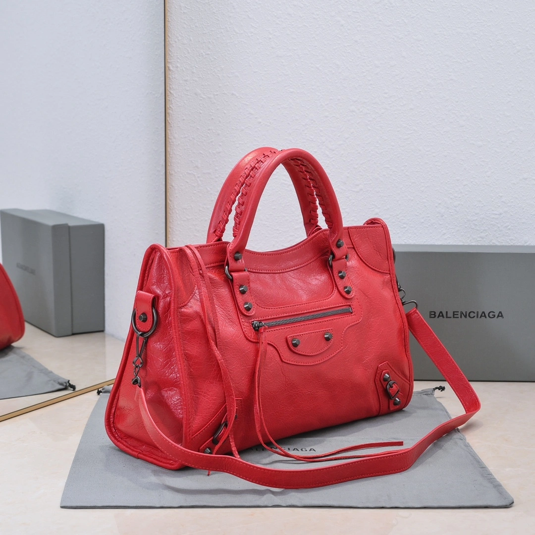 Balenciaga 2024 Lie City Motorcycle Bag - Vintage  Revival Thermal 61035