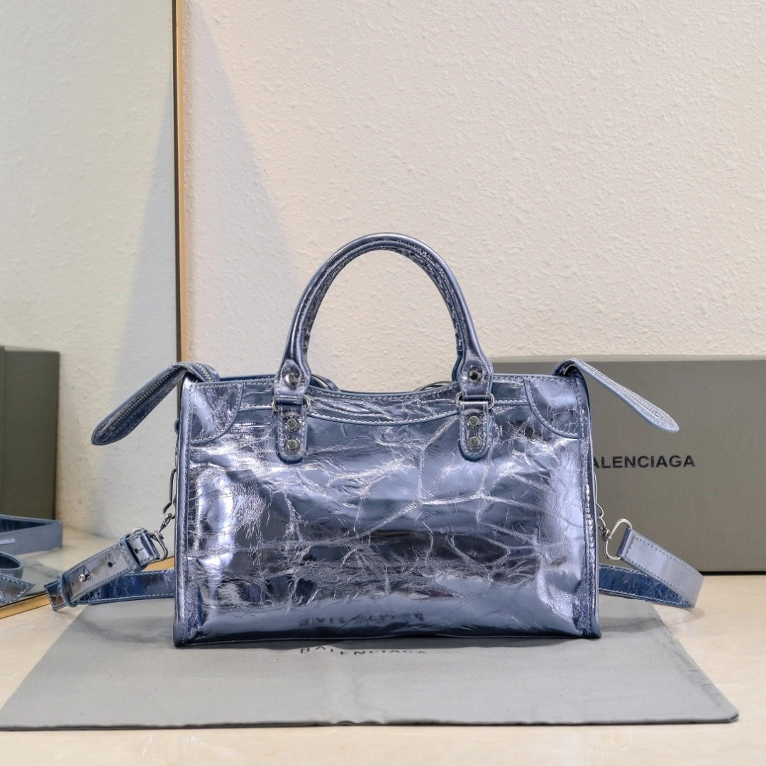 Casual Balenciaga 2024 Lie City Motorcycle Bag - Vintage Revival 61050