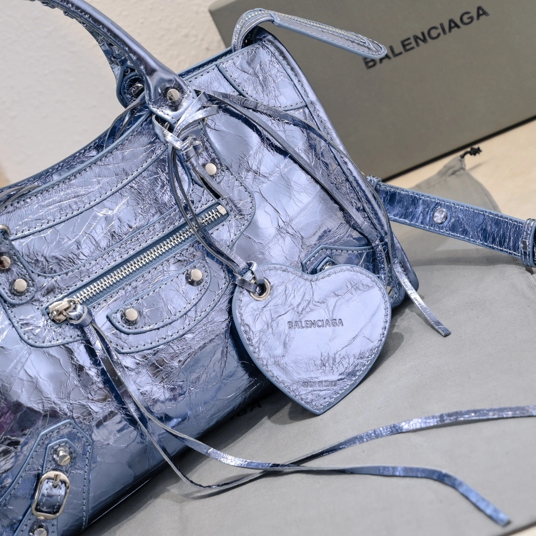 Casual Balenciaga 2024 Lie City Motorcycle Bag - Vintage Revival 61050