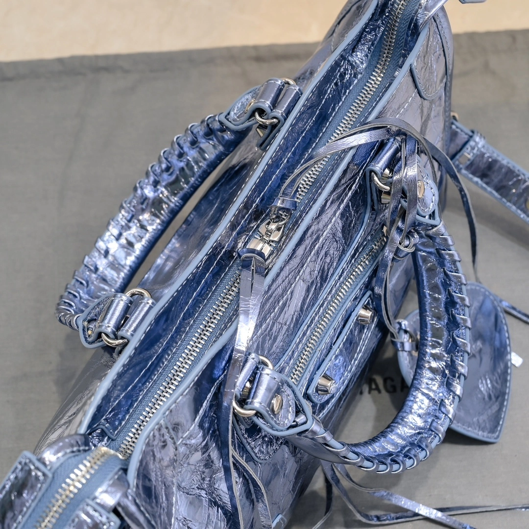 Casual Balenciaga 2024 Lie City Motorcycle Bag - Vintage Revival 61050